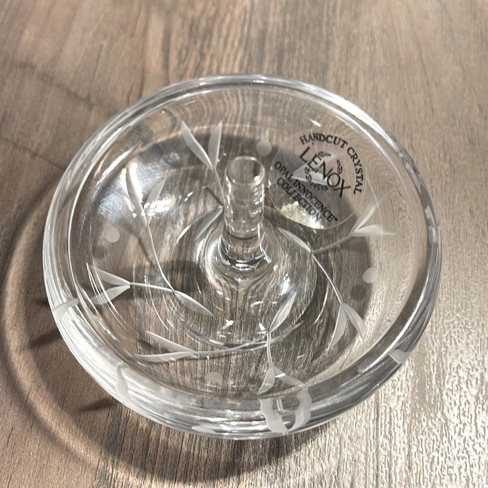 **FREE SHIPPING** Lenox Crystal Ting Holder